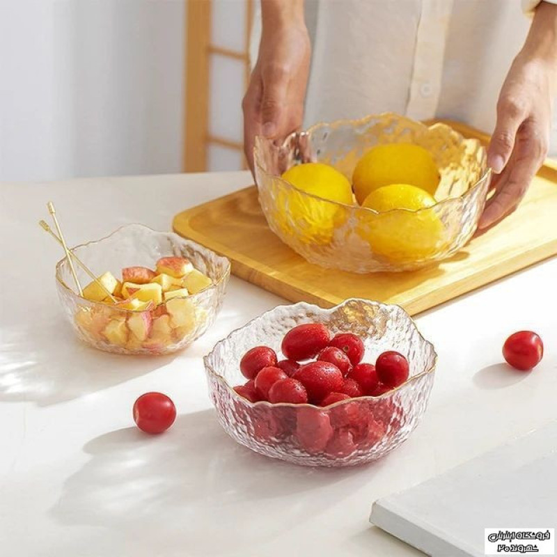 کاسه مدل دفرمه یخی کد 1369n 2795 مجموعه سه عددی