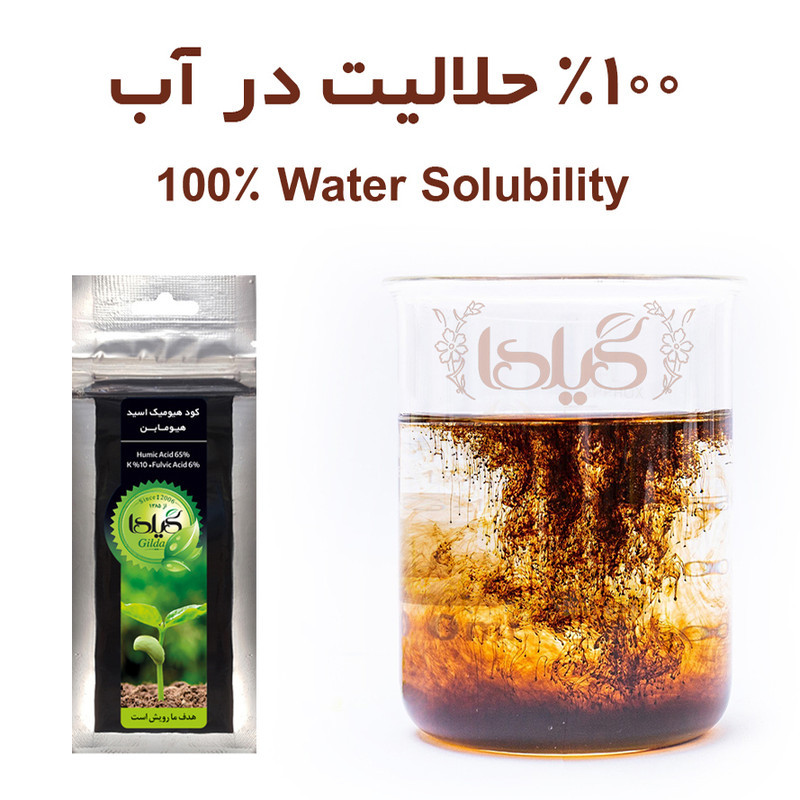 کود هیومیک اسید گیلدا مدل GHum وزن 20 گرم