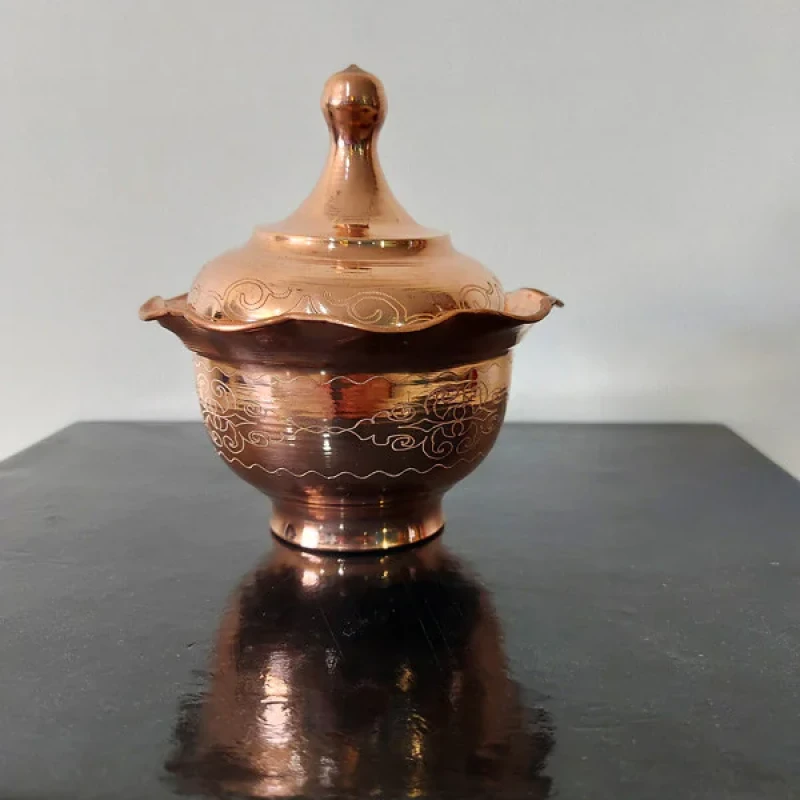 قندان مسی مدل رز  کد ZH268.4