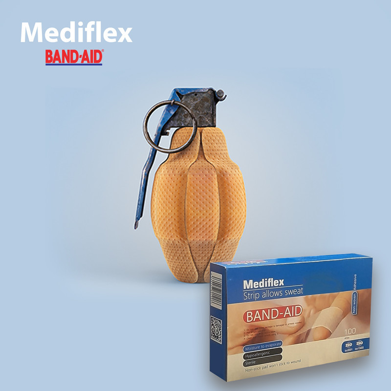 چسب زخم مدیفلکس مدل B100-01 بسته 100 عددی