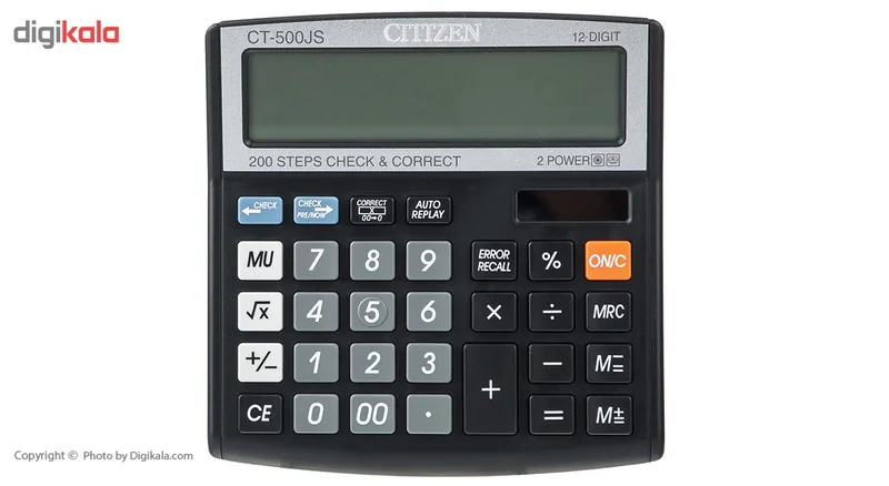 ماشین حساب سیتیزن مدل CT-500JS