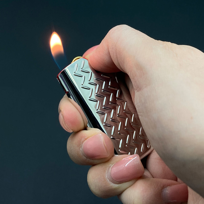 فندک گازی مدل مینی سنگی طرح زیگزاگ کد DKD-2106