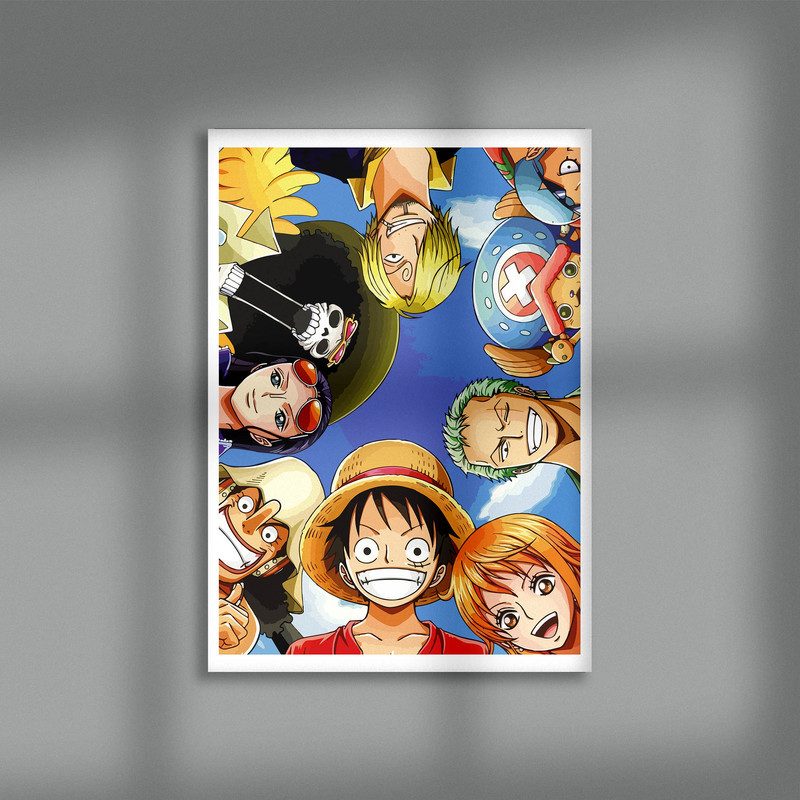 تابلو شاسی مدل انیمه وان پیس کد one piece-el01