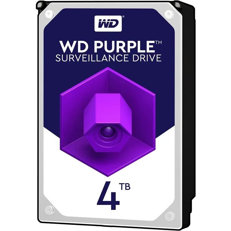 هارد دیسک اینترنال وسترن دیجیتال با رابط SATA مدل WD 4TB Purple 128MB SATA 6gbs ظرفیت 4 ترابایت