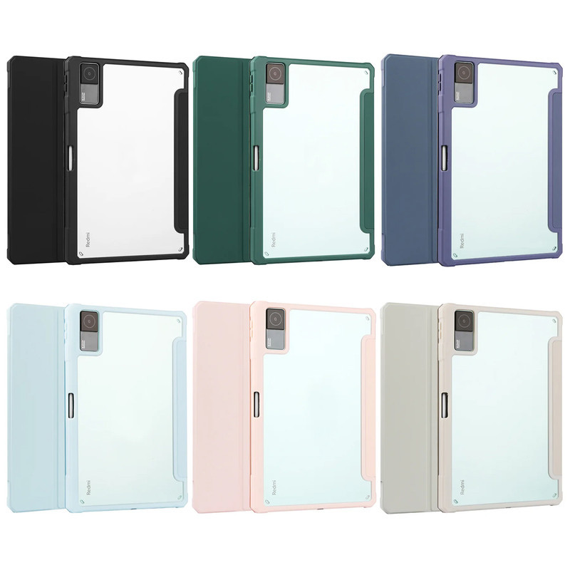 کیف کلاسوری تی رکس مدل Clear مناسب برای تبلت شیائومی Redmi Pad