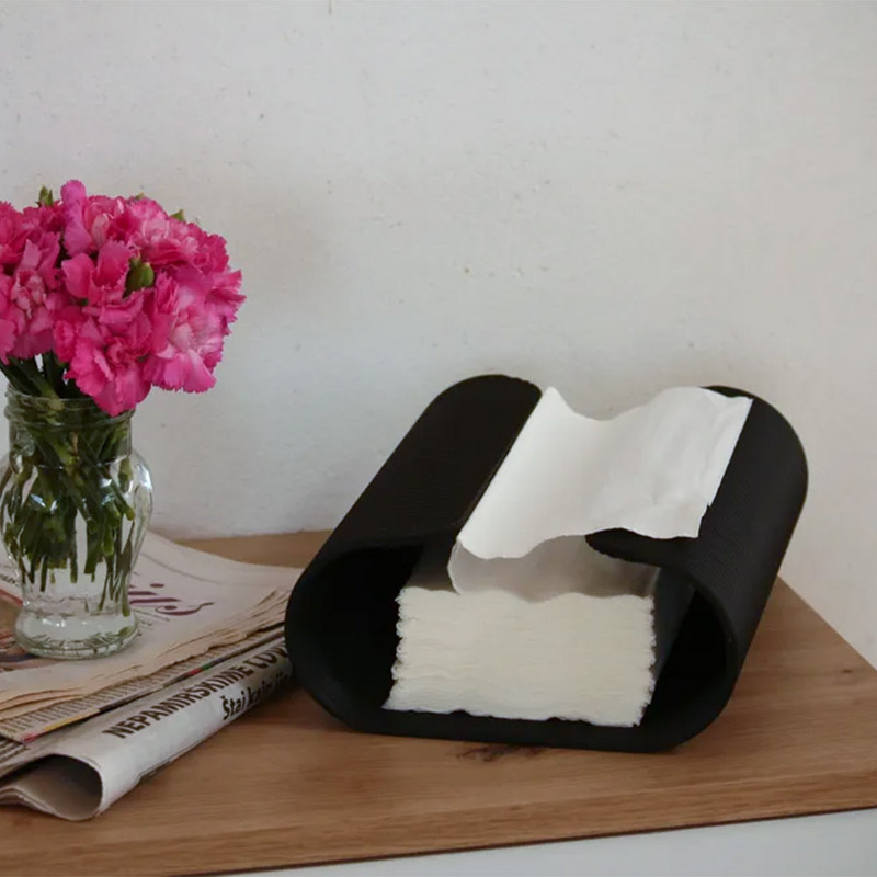 جای دستمال کاغذی سفید مدل لارا