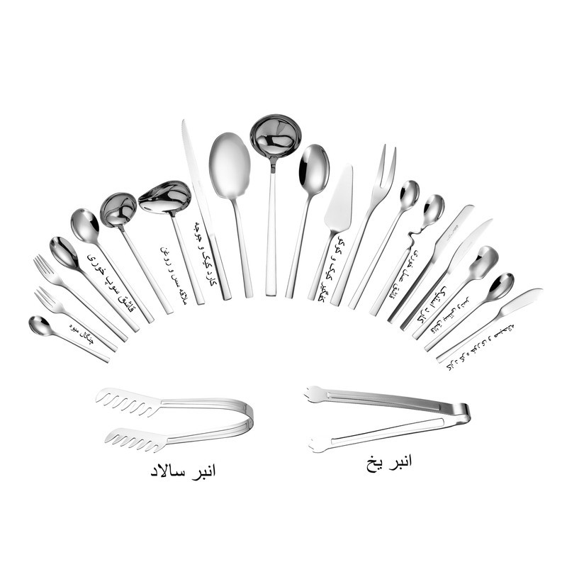 سرویس قاشق و چنگال 148 پارچه جی فی نی مدل A-010 لاکچری