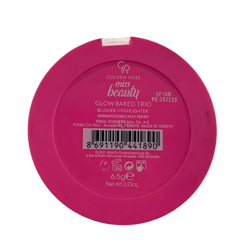 پالت هایلایتر گلدن رز مدل Miss beauty