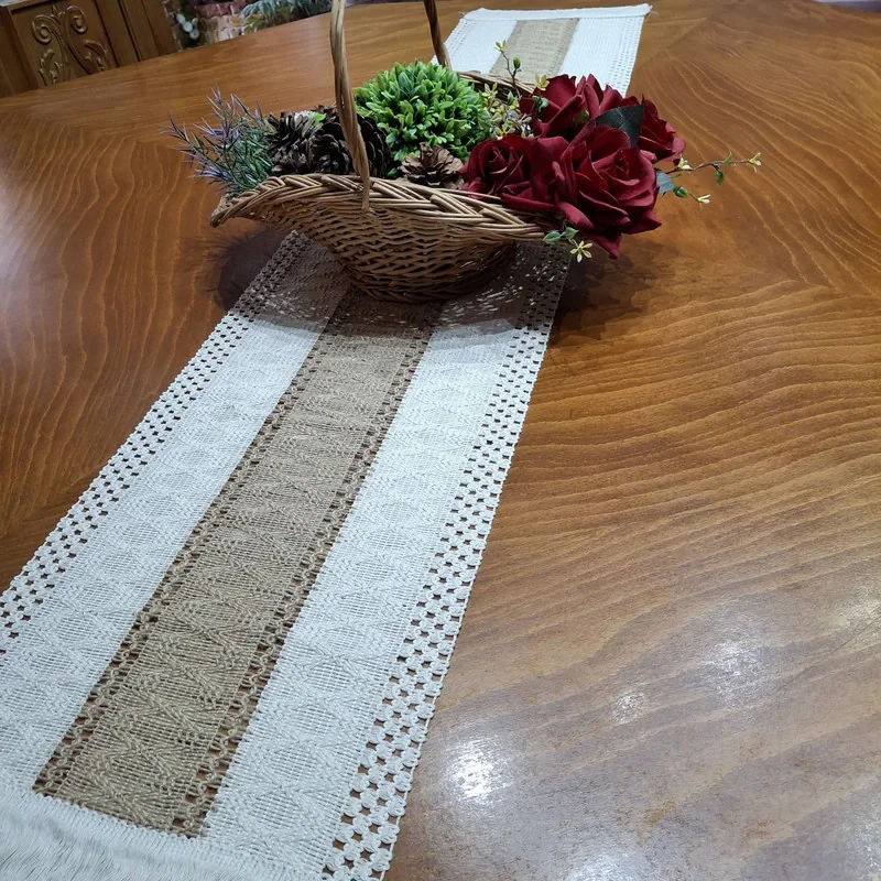 رانر مدل بافت سایز 160x30 سانتی‌متر