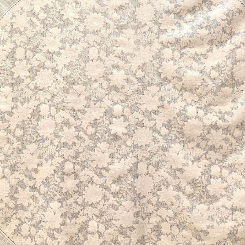 رومیزی مدل گرد طرح گل  سایز 150x150 سانتی‌متر