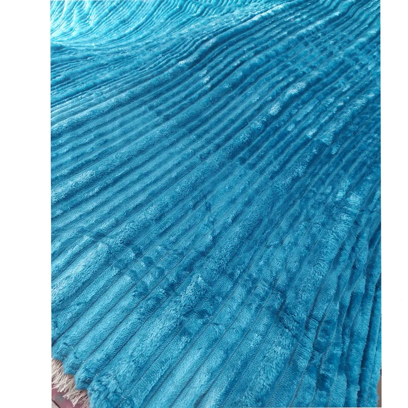 پتو مسافرتی 1 نفره مدل کرکره ای کد 22 سایز 220x160 سانتی‌متر