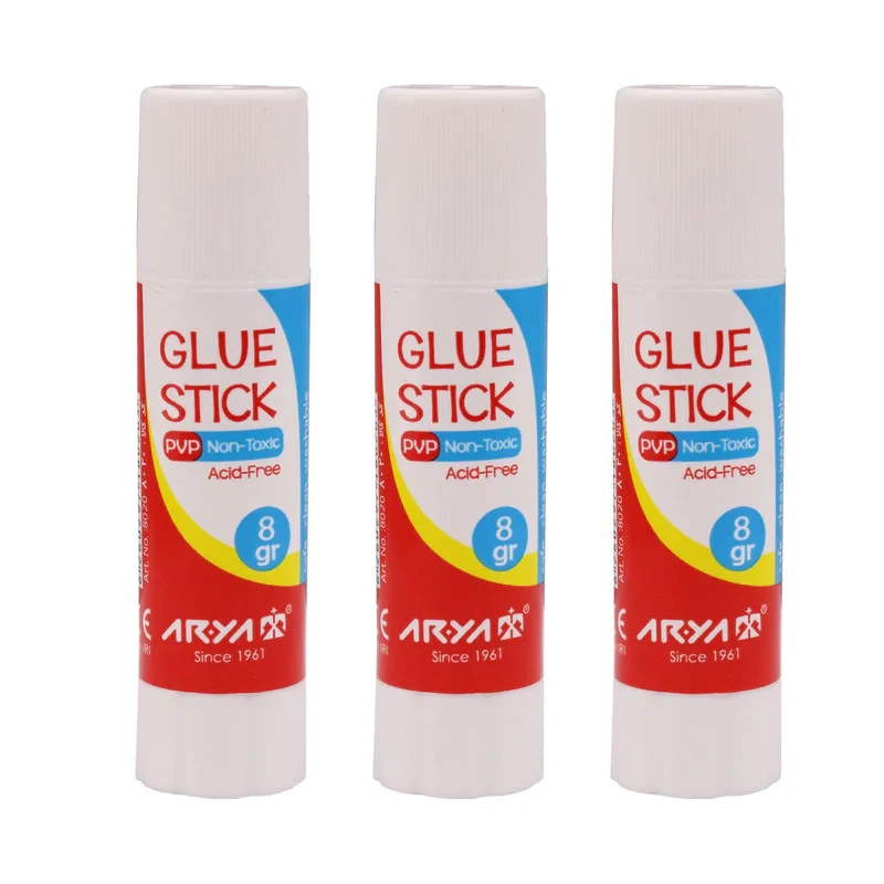 چسب ماتیکی آریا کد 8020 بسته سه عددی