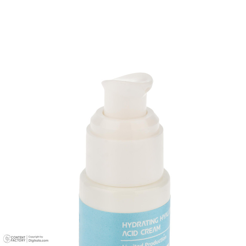 کرم آبرسان صورت گلاما مدل Hyaluronic Acid مناسب برای انواع پوست حجم 50 میلی‌لیتر