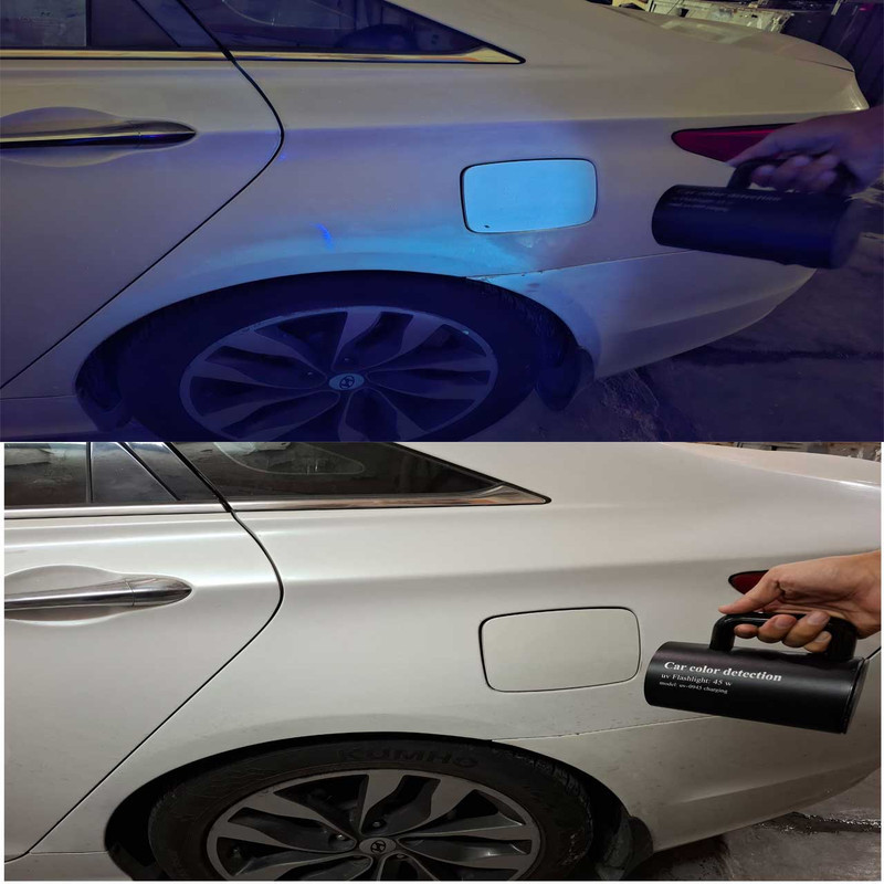 چراغ قوه یووی کارشناسی رنگ خودرو مدل UV-0945 charging