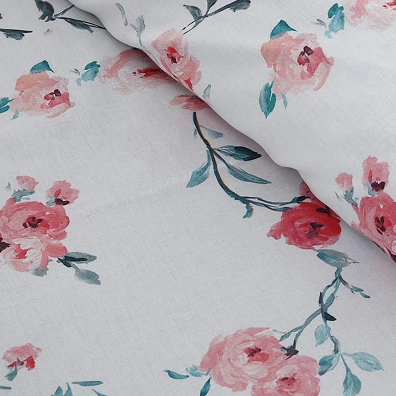 روکش لحاف پنبه انگلیش هوم مدل Chichi Roses یک نفره سایز 220x160 سانتی‌متر