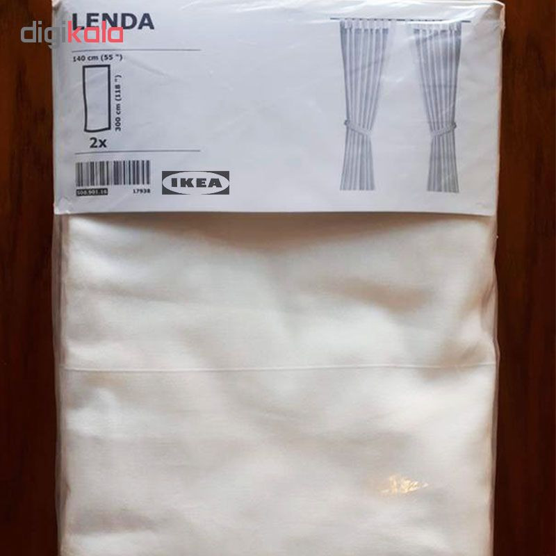 پرده ایکیا مدل 500.901.16 LENDA سایز 300*140 سانتی متر