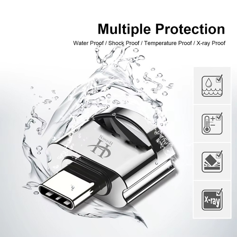 مبدل OTG USB-C به USB هارمن مدل PROMAX