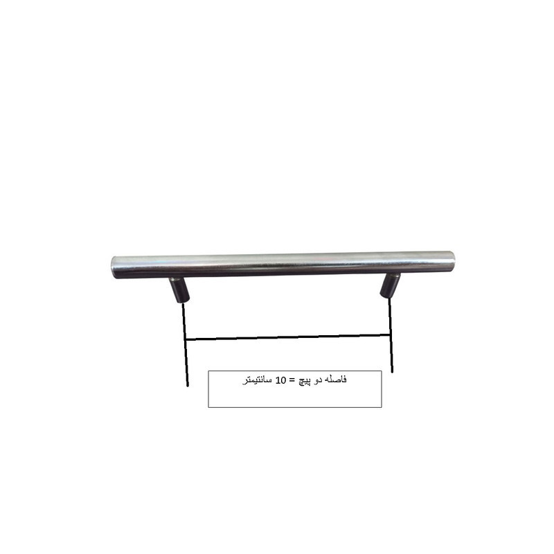دستگیره کابینت مدل میله ای کد A10 بسته 3 عددی