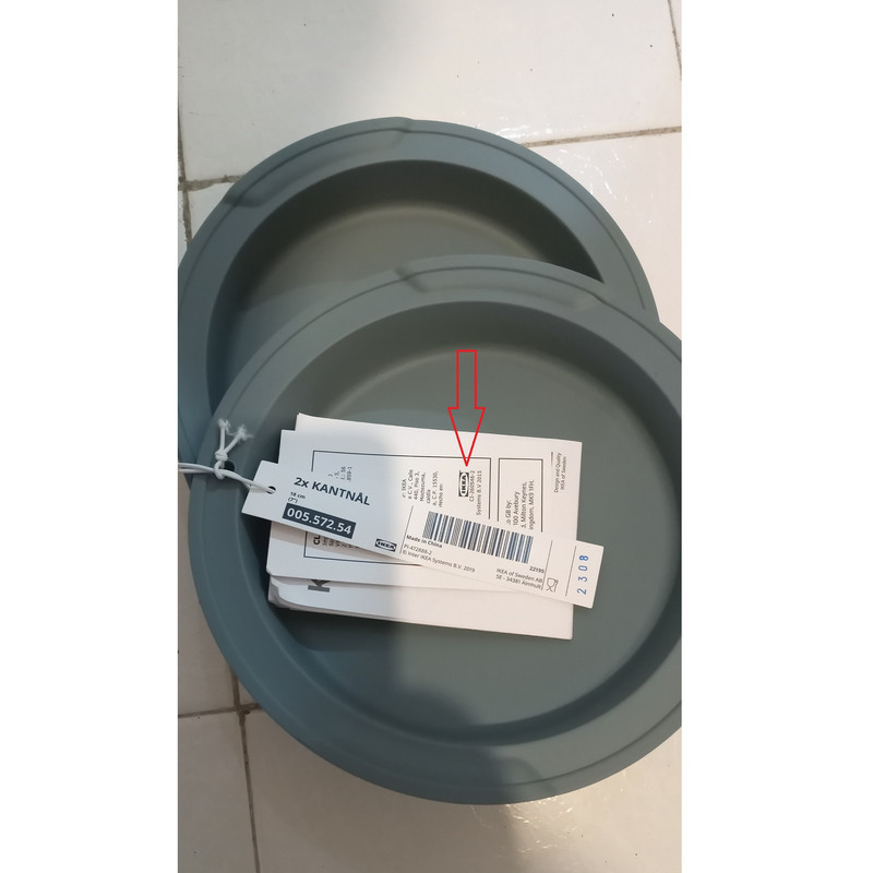 قالب کیک ایکیا مدل سیلیکونی مجموعه 2 عددی