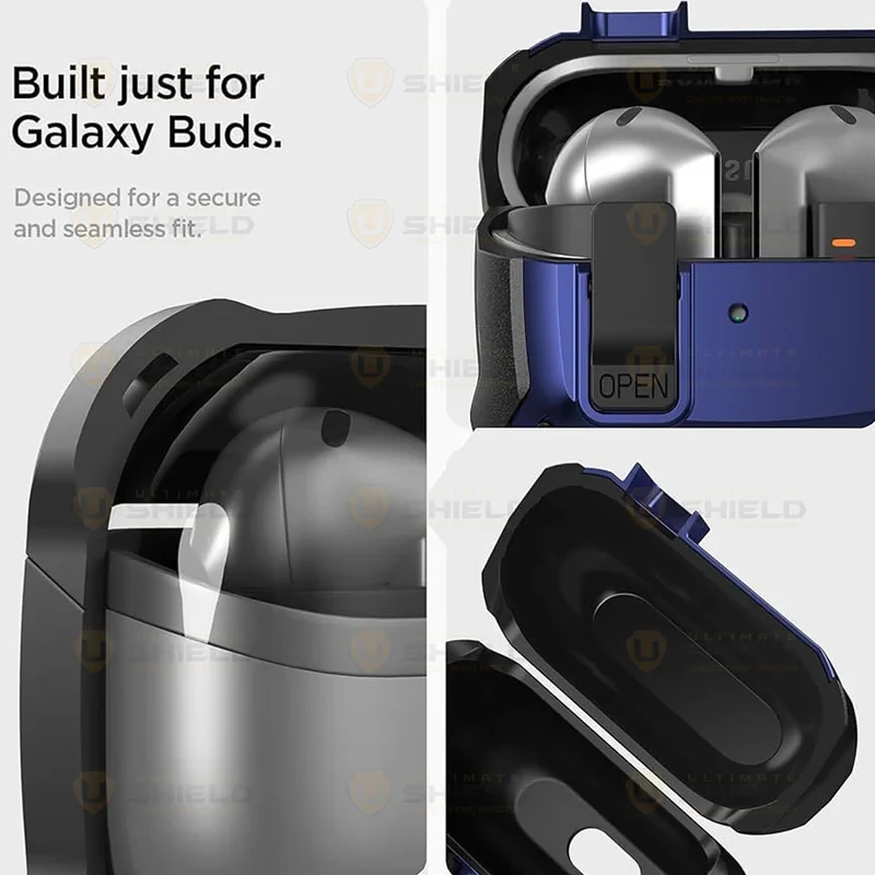 کاور آلتیمیت شیلد مدل Lock_Eggshell مناسب برای کیس هدفون بی‌سیم سامسونگ Galaxy Buds 3  3 Pro