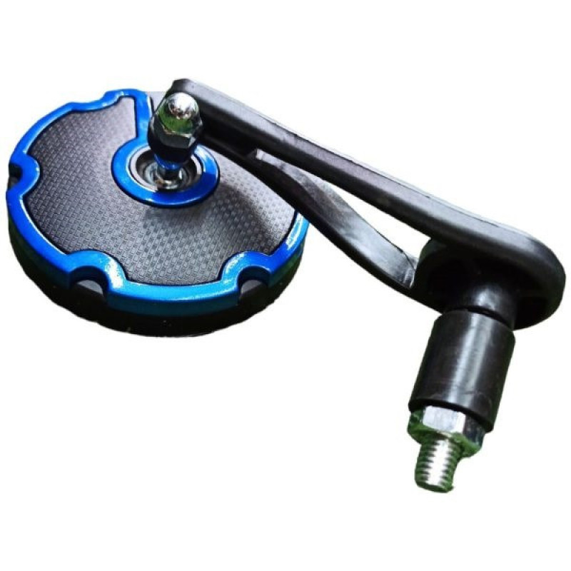 آینه سر فرمان موتور سیکلت طرح کربن BLUE مجموعه 2 عددی