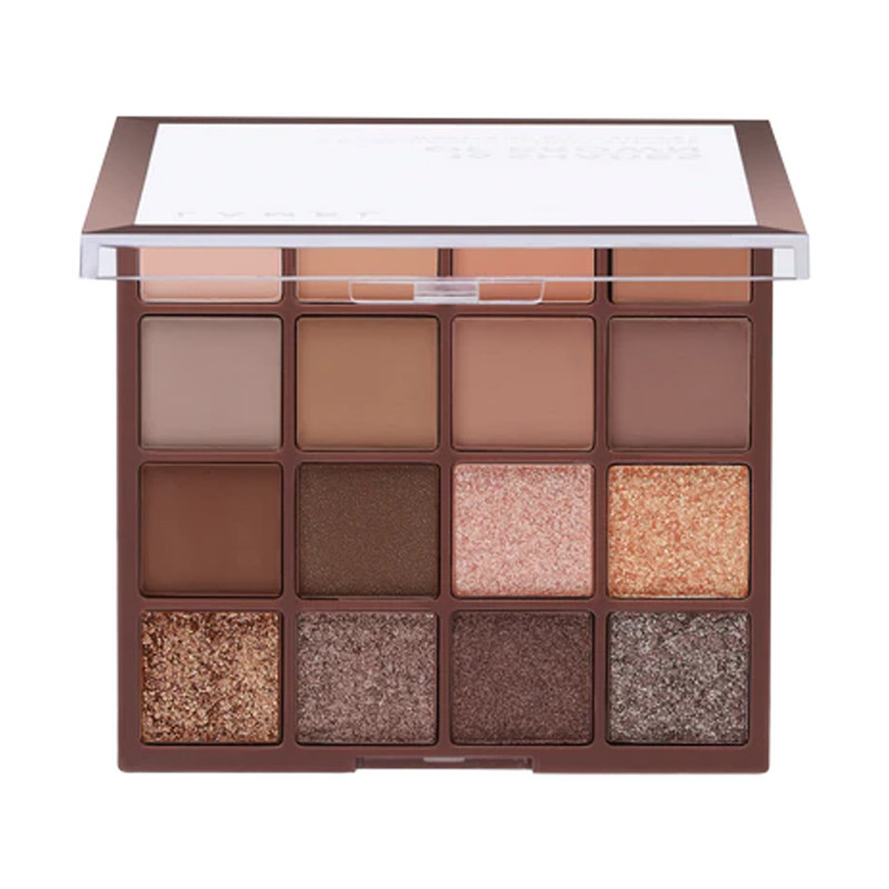 پالت سایه چشم لامل مدل Shades of Brown شماره 16