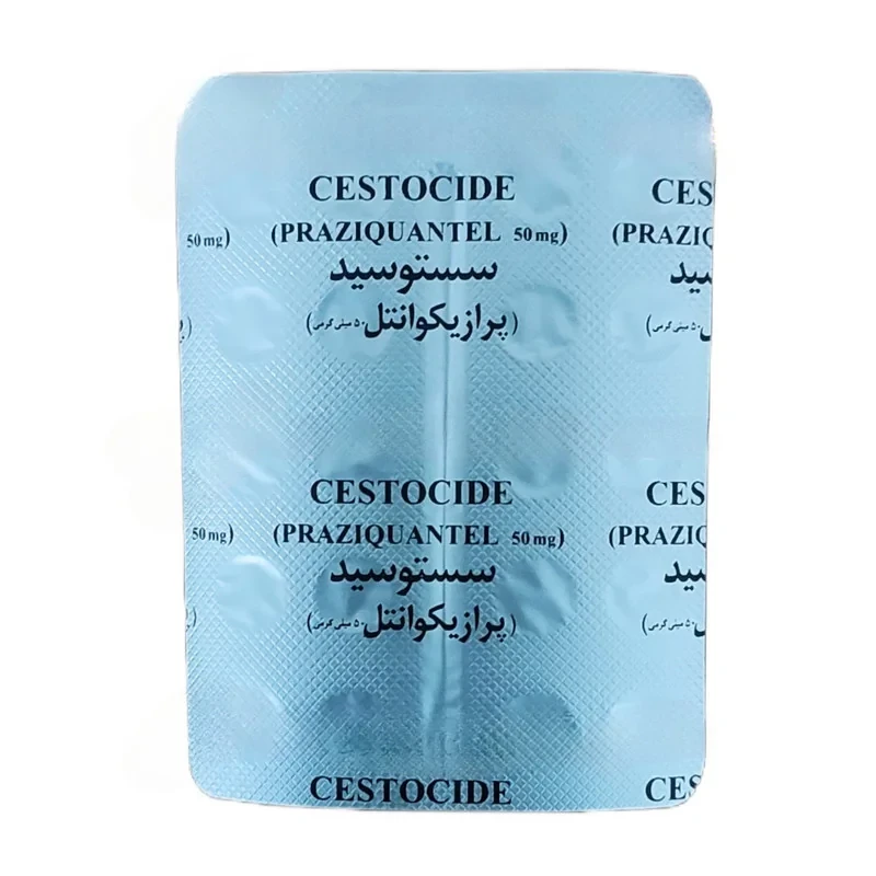 قرص ضد انگل حیوانات مدل cestocide بسته 20 عددی