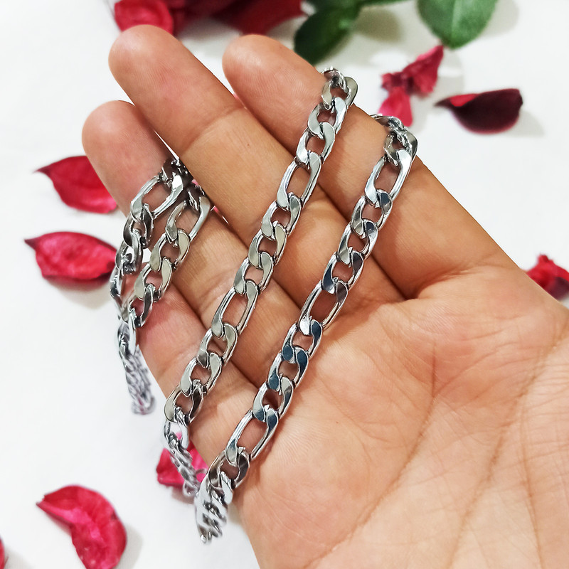 زنجیر مردانه سلین کالا مدل استیل ce-As7