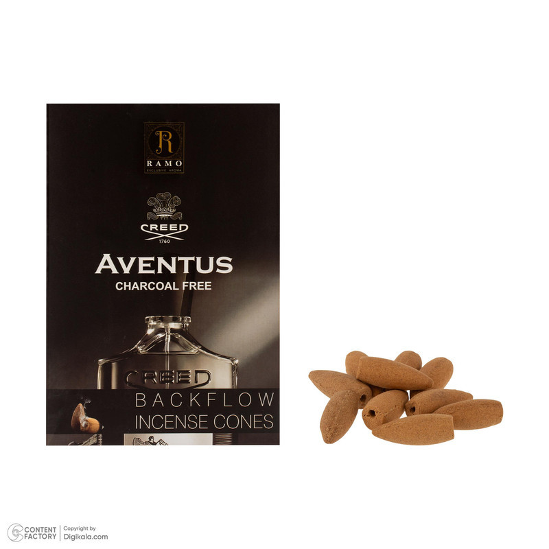 عود رامو مدل آبشاری  رایحه ادکلن AVENTUS بسته 10 عددی