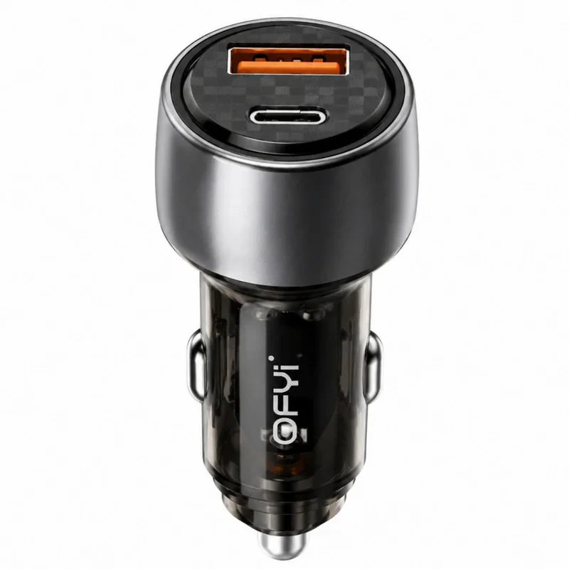 شارژر فندکی خودرو 38 وات دو پورت اُفی مدل CC-09