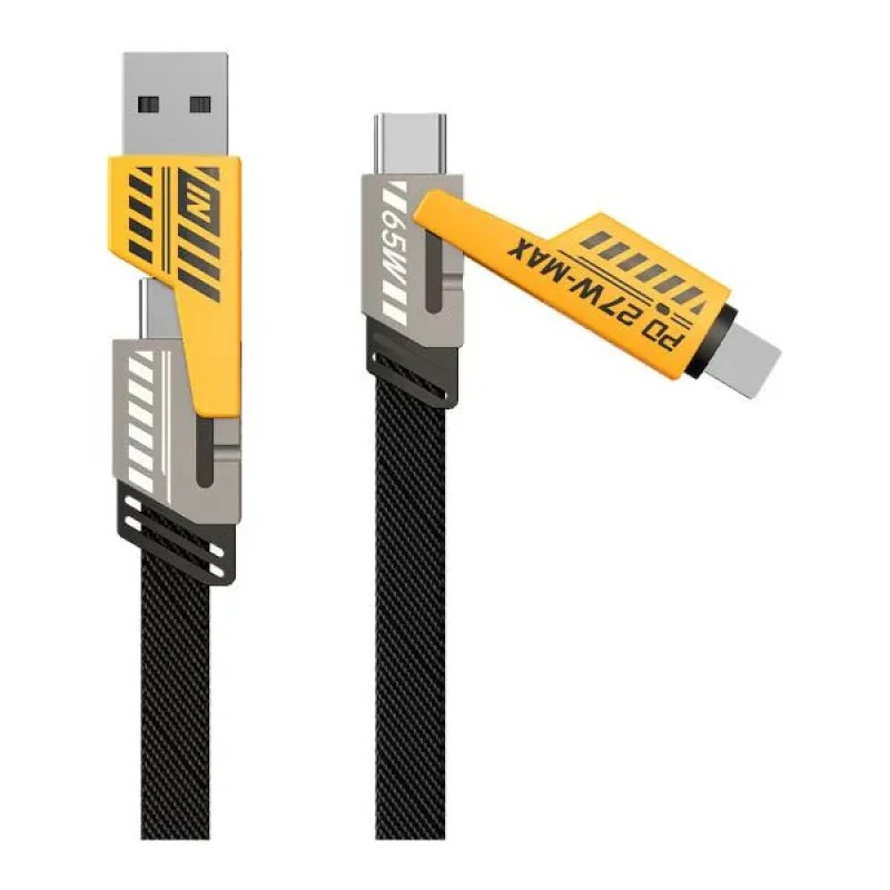 کابل تبدیل USB  USB-C به لایتنینگ  USB-C مدل NOHON 4IN1 FAST طول 1.2 متر