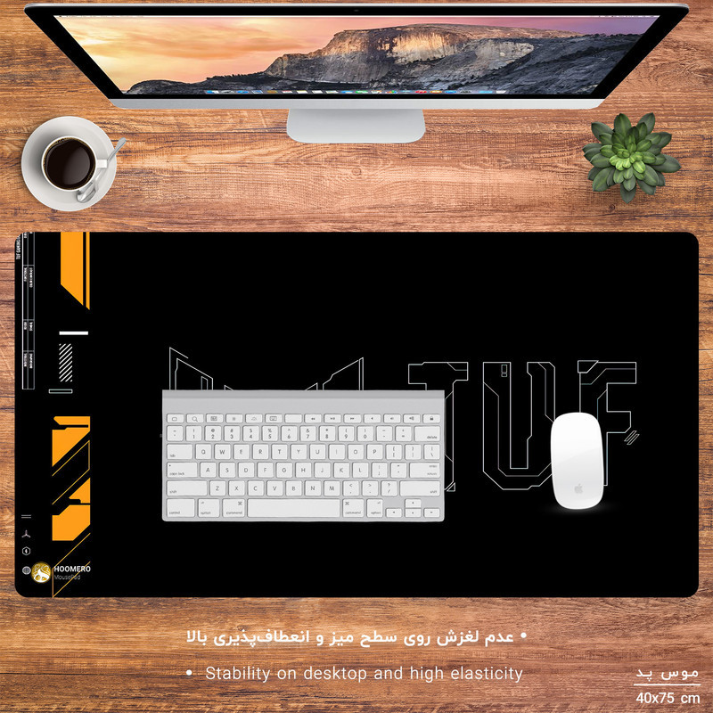 ماوس پد مدل MX1799 طرح Tuf Gaming