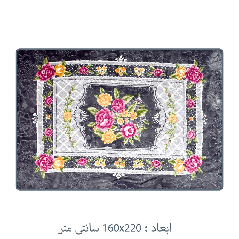 پتو 1 نفره گلبافت مدل  برتر کد 12927 سایز 160x220 سانتی‌متر