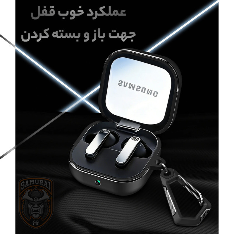 کاور سامورایی مدل Quad-50 مناسب برای کیس هدفون سامسونگ Galaxy Buds 4 Pro  Galaxy Buds 4