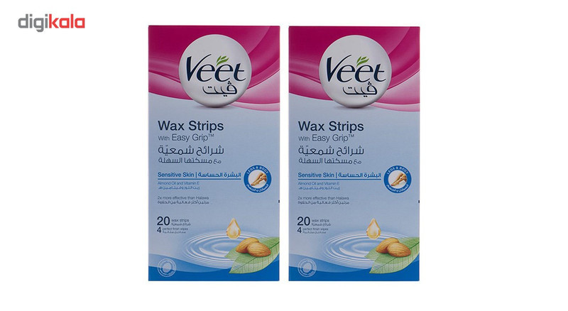 پک نوار موبر بدن ویت مخصوص پوست حساس بسته 2 عددی
