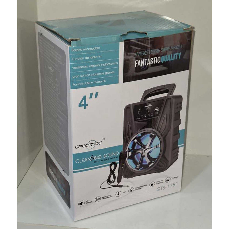 اسپیکر بلوتوثی گریتنایس مدل GTS-1781