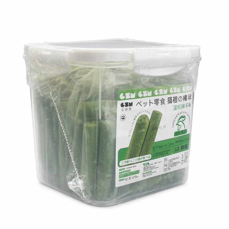 تشویقی گربه سی زد ام مدل cat grass stick طعم مرغ وزن 480 گرم