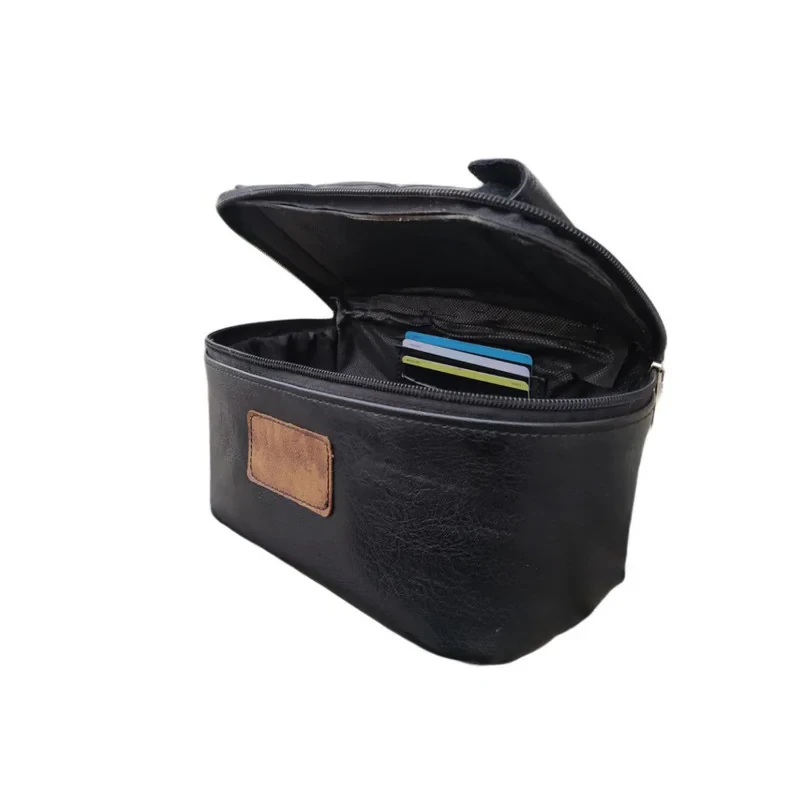 کیف موتورسیکلت سیلور مدل زیپدار چرمی 23c