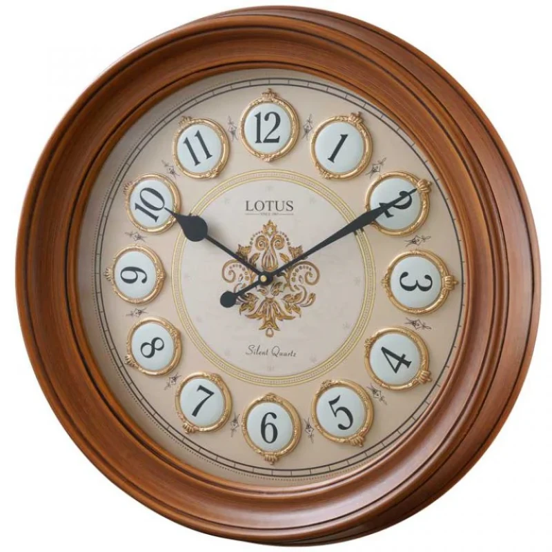 ساعت دیواری کواتز لوتوس مدل COOPER کد L012
