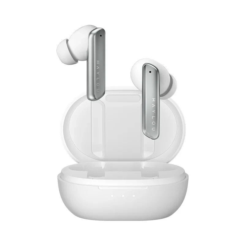 هدفون بلوتوثی هایلو مدل W1 با نویز کنسلینگ میکروفون، درگاه شارژ USB Type-C، دارای 4 میکروفون، پشتیبانی از فرمان لمسی، مقاومت در برابر رطوبت و عرق