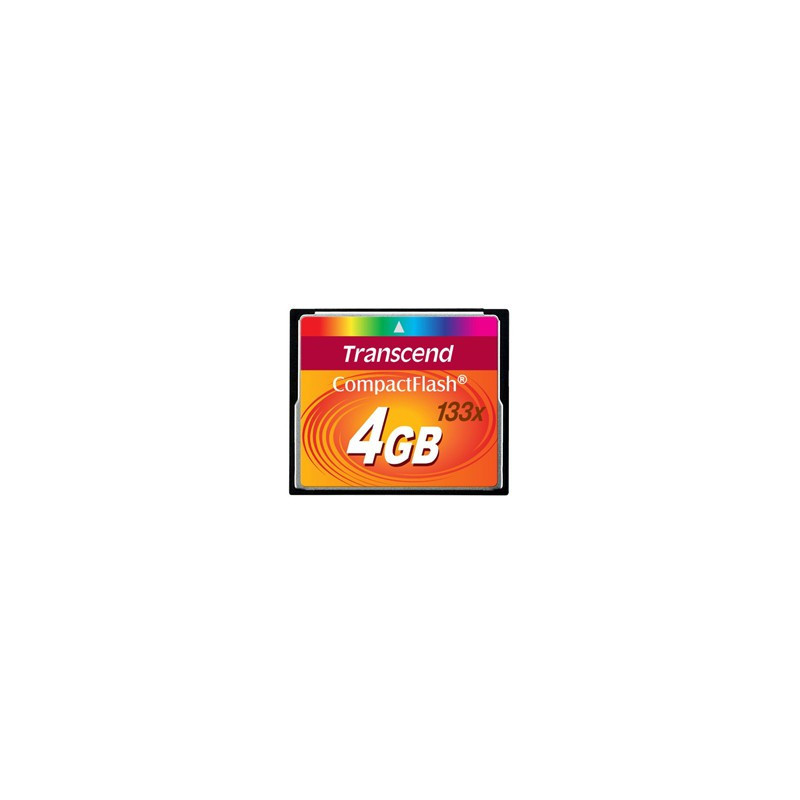 کارت حافظه CF ترنسند مدل TS4GCF133 کلاس 2 استاندارد U1 سرعت 33Mbps ظرفیت 4 گیگابایت