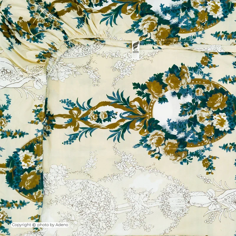 ملحفه میکرو آدنو مدل Chic کد CH154 دونفره سایز 180x200 سانتی متر