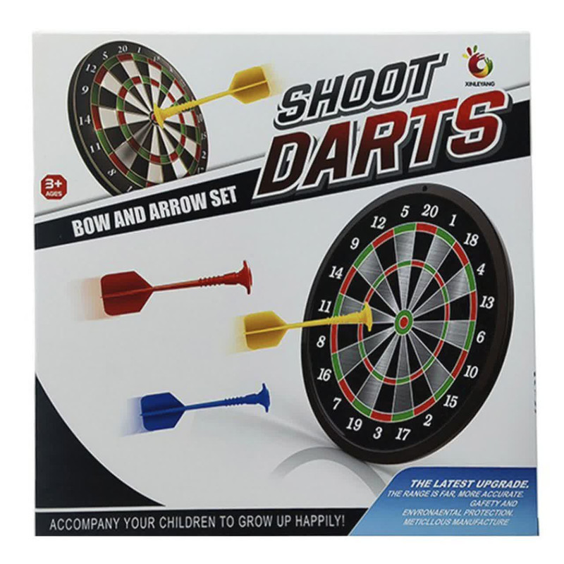 دارت مغناطیسی ناب سل مدل دیواری کد shoot darts bow and arrow set naab001 به همراه 6 عدد تیر دارت