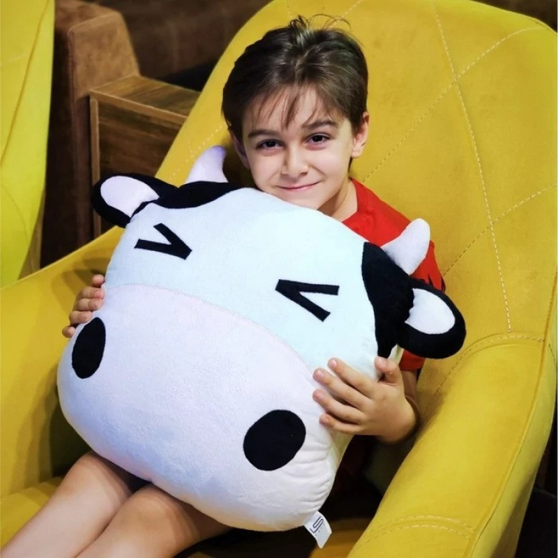 بالش کودک والا دوخت طرح گاو کد VD-10