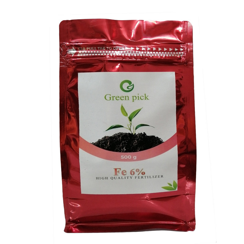 کود کلات آهن 6% گرین پیک مدل Fe500 وزن 500 گرم
