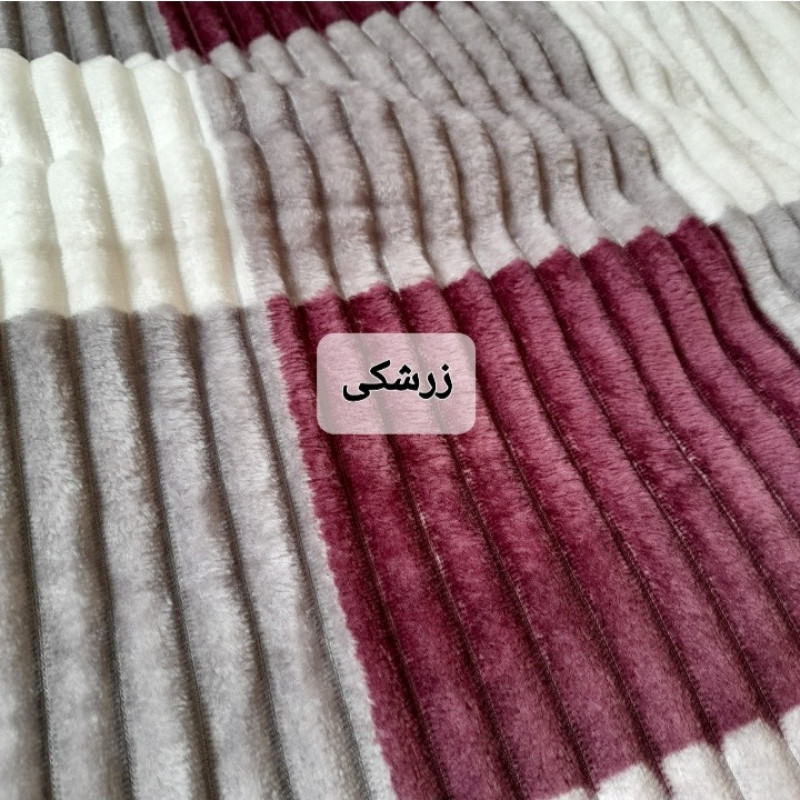 پتو مسافرتی طرح پلیسه کد W200  سایز 150×200 سانتی متر