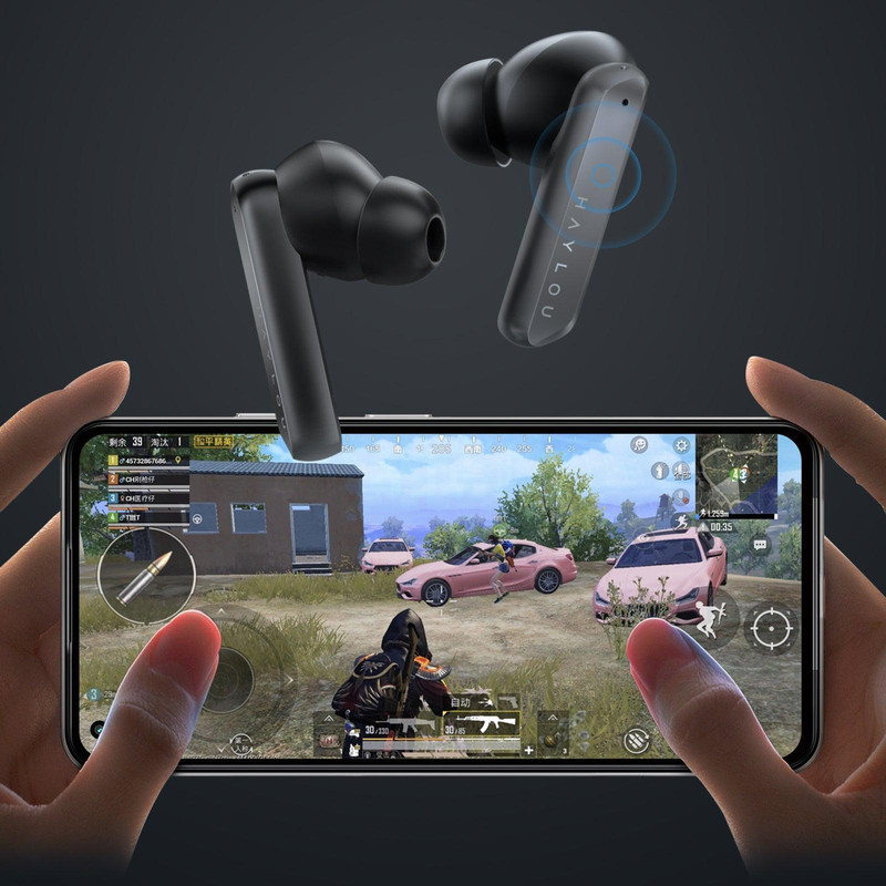 هدفون بلوتوثی هایلو مدل X1 Pro با نویز کنسلینگ فعال (ANC)، درگاه شارژ USB Type-C، دارای سه میکروفون در هر ایرباد، مقاوم در برابر پاشش آب (IPX4)