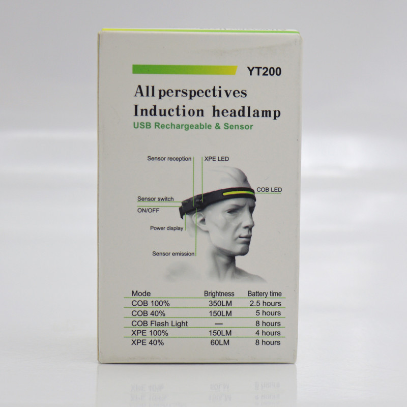 چراغ پیشانی هدلایت مدل نواری کد YP-YT200