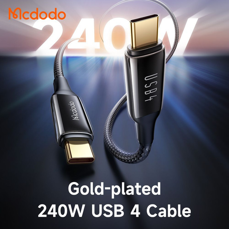 کابل USB-C مک دودو مدل 240W USB 4 طول 1.2 متر