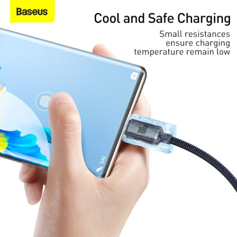 کابل تبدیل USB به USB-C بیسوس مدل CAJY000401 طول 1.2 متر